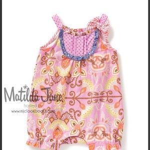 Matilda Jane Plein Air Romper Sz 6-12m